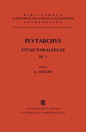 Plutarchus / Gärtner / Ziegler |  Vitae parallelae | Buch |  Sack Fachmedien