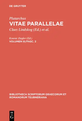 Plutarchus / Ziegler |  Vitae parallelae | Buch |  Sack Fachmedien