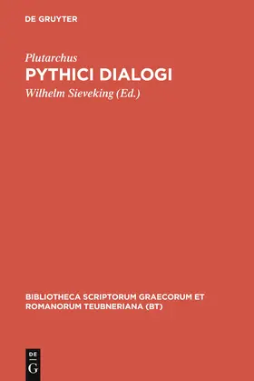 Plutarchus / Sieveking |  Pythici dialogi | Buch |  Sack Fachmedien