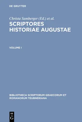 Samberger / Hohl / Seyfarth |  Scriptores historiae Augustae | Buch |  Sack Fachmedien