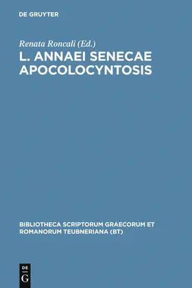 Seneca / Roncali |  Apocolocyntosis | Buch |  Sack Fachmedien