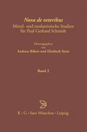 Stein / Bihrer |  Nova de veteribus | Buch |  Sack Fachmedien