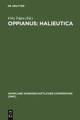 Fajen |  Oppianus: Halieutica | Buch |  Sack Fachmedien