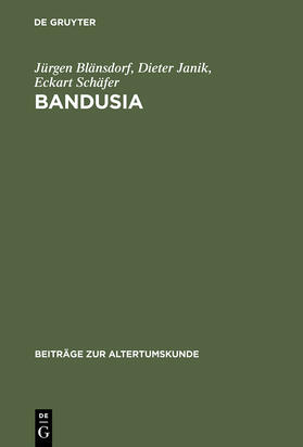 Blänsdorf / Schäfer / Janik |  Bandusia | Buch |  Sack Fachmedien