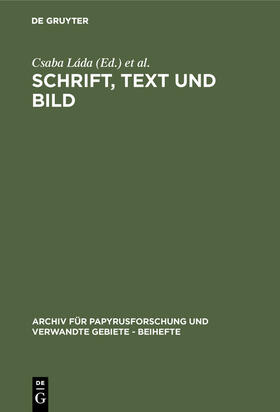 Römer / Láda |  Schrift, Text und Bild | Buch |  Sack Fachmedien