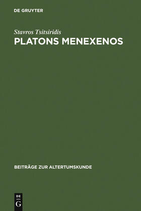 Tsitsiridis |  Platons Menexenos | Buch |  Sack Fachmedien
