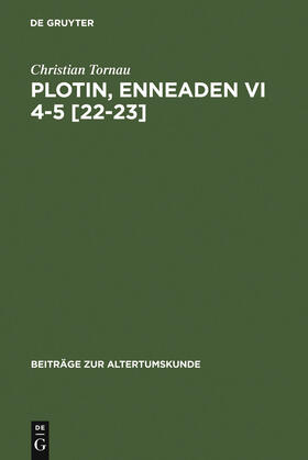 Tornau |  Plotin, Enneaden VI 4-5 [22-23] | Buch |  Sack Fachmedien