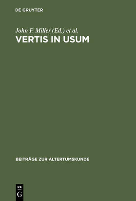 Miller / Myers / Damon |  Vertis in usum | Buch |  Sack Fachmedien