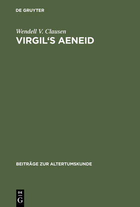 Clausen |  Virgil's Aeneid | Buch |  Sack Fachmedien