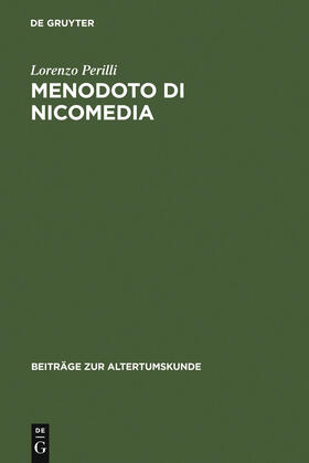 Perilli |  Menodoto di Nicomedia | Buch |  Sack Fachmedien