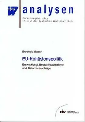 Busch |  EU-Kohäsionspolitik | eBook | Sack Fachmedien