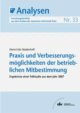 Niedenhoff |  Praxis und Verbesserungsmöglichkeiten der betrieblichen Mitbestimmung | eBook | Sack Fachmedien