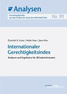 Enste / Haas / Wies |  Internationaler Gerechtigkeitsindex | eBook | Sack Fachmedien