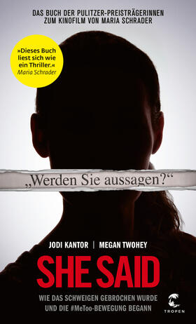 Kantor / Twohey |  She Said | eBook | Sack Fachmedien