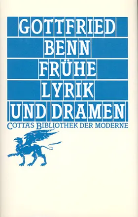 Benn | Frühe Lyrik und Dramen | Buch | 978-3-608-95125-7 | sack.de