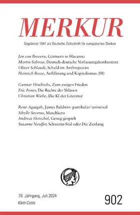 Demand / Knörer |  MERKUR 7/2024, Jg.78 | Buch |  Sack Fachmedien