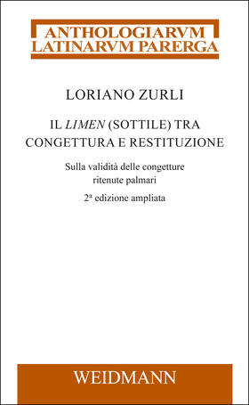 Zurli |  Il limen (sottile) tra congettura e restituzione | Buch |  Sack Fachmedien