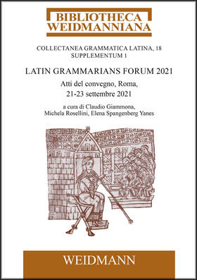 Giammona / Rosellini / Spangenberg Yanes |  Latin Grammarians Forum 2021. Supplementum 1 | Buch |  Sack Fachmedien