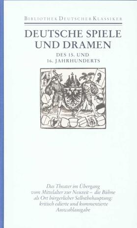 Thomke |  Deutsche Spiele und Dramen des 15. und 16. Jahrhunderts. ( Literatur im Zeitalter des Humanismus und der Reformation) | Buch |  Sack Fachmedien