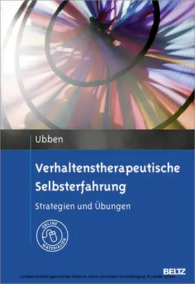 Ubben |  Verhaltenstherapeutische Selbsterfahrung | eBook | Sack Fachmedien