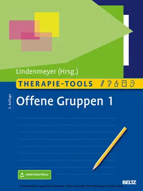 Lindenmeyer |  Therapie-Tools Offene Gruppen 1 | eBook | Sack Fachmedien