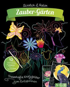  Zauber-Gärten I Scratch & Relax Kratzbuch | Buch |  Sack Fachmedien