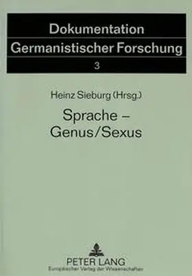 Sieburg |  Sprache - Genus/Sexus | Buch |  Sack Fachmedien