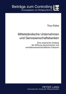 Püthe |  Mittelständische Unternehmen und Genossenschaftsbanken | Buch |  Sack Fachmedien