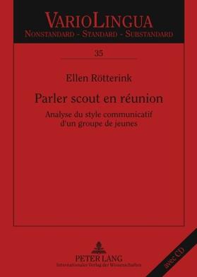 Rötterink |  Parler scout en réunion | Buch |  Sack Fachmedien