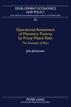 Johannsen |  Operational Assessment of Monetary Poverty by Proxy Means Tests | Buch |  Sack Fachmedien