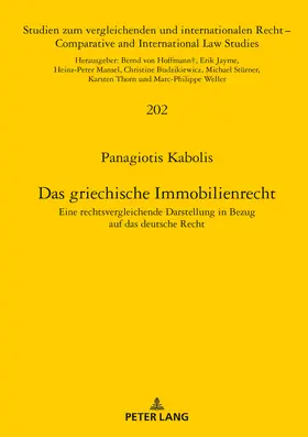 Kabolis | Das griechische Immobilienrecht | Buch | 978-3-631-79470-8 | sack.de