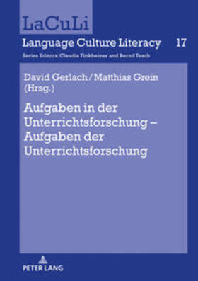 Gerlach / Grein |  Aufgaben in der Unterrichtsforschung ¿ Aufgaben der Unterrichtsforschung | Buch |  Sack Fachmedien