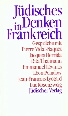 Weber |  Jüdisches Denken in Frankreich | Buch |  Sack Fachmedien