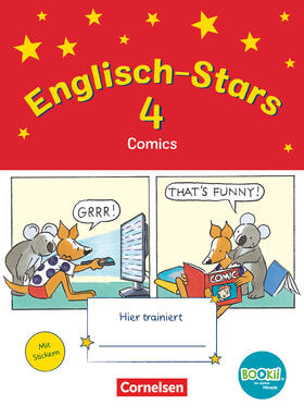 Gleich / Reindl / Schmidt |  Englisch-Stars - BOOKii-Ausgabe - 4. Schuljahr. Comics. Übungsheft mit Lösungen | Buch |  Sack Fachmedien