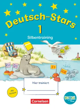 von Kuester / Scholtes / Webersberger |  Deutsch-Stars - BOOKii-Ausgabe - 1. Schuljahr. Silbentraining. | Buch |  Sack Fachmedien