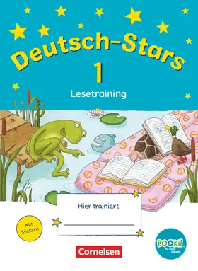 Kuester / Scholtes / von Kuester |  Deutsch-Stars - BOOKii-Ausgabe - 1. Schuljahr Lesetraining. Übungsheft mit Lösungen | Buch |  Sack Fachmedien