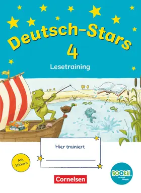 von Kuester / Scholtes / Webersberger |  Deutsch-Stars - BOOKii-Ausgabe - 4. Schuljahr. Lesetraining - Übungsheft mit Lösungen | Buch |  Sack Fachmedien