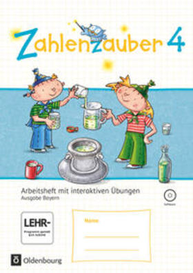 Betz / Schraml / Bezold |  Zahlenzauber 4. Jahrgangsstufe - Arbeitsheft mit interaktiven Übungen. Ausgabe Bayern | Buch |  Sack Fachmedien