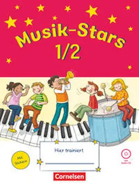 Wezel |  Musik-Stars - Grundwissen 1./2. Schuljahr - Übungsheft mit Lösungen und Audio-CD | Buch |  Sack Fachmedien