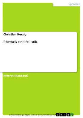 Herzig |  Rhetorik und Stilistik | eBook | Sack Fachmedien