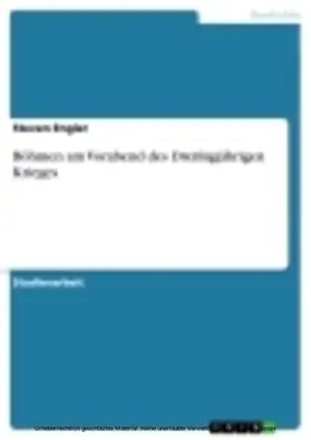 Engler |  Böhmen am Vorabend des Dreißigjährigen Krieges | eBook | Sack Fachmedien