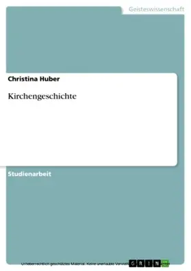 Huber |  Kirchengeschichte | eBook | Sack Fachmedien