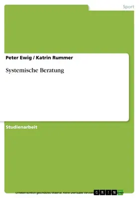 Ewig / Rummer |  Systemische Beratung | eBook | Sack Fachmedien