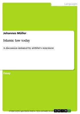 Müller |  Islamic law today | eBook | Sack Fachmedien