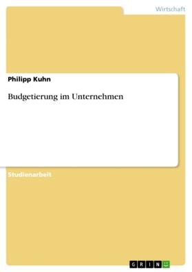 Kuhn |  Budgetierung im Unternehmen | Buch |  Sack Fachmedien