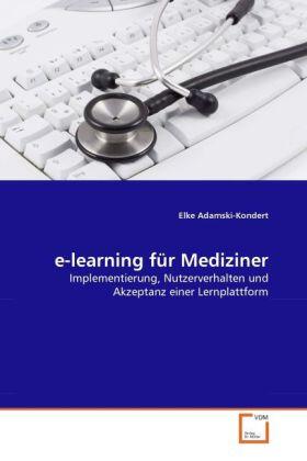 Adamski-Kondert |  e-learning für Mediziner | Buch |  Sack Fachmedien