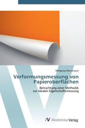 Altenstrasser |  Verformungsmessung von Papieroberflächen | Buch |  Sack Fachmedien