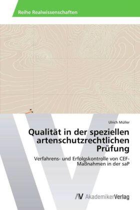 Müller |  Qualität in der speziellen artenschutzrechtlichen Prüfung | Buch |  Sack Fachmedien