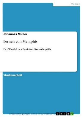 Müller |  Lernen von Memphis | eBook | Sack Fachmedien