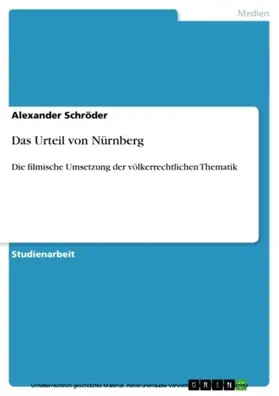 Schröder |  Das Urteil von Nürnberg | eBook | Sack Fachmedien